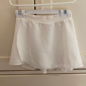 Child Chiffon Pull-On Skirt, Style MS12CH White